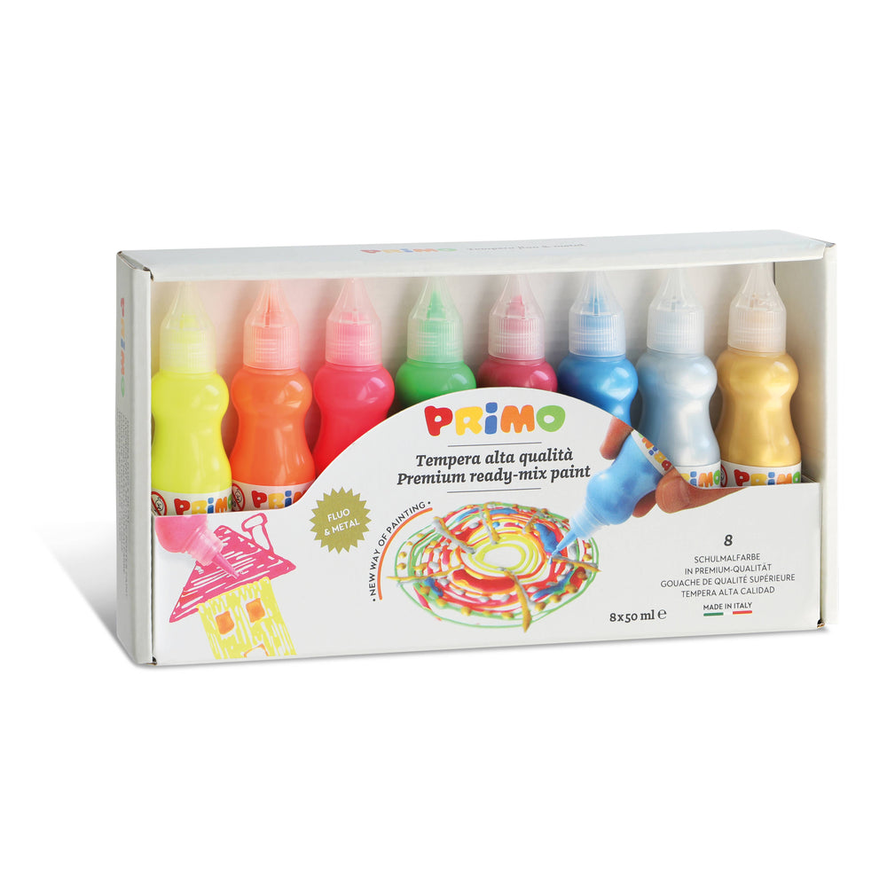 Micador PRiMO Tempera Paint Bottle Set