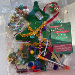 A Brush Box - Felt Christmas Tree Kit