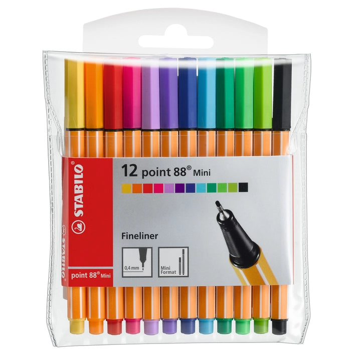 Stabilo Mini Pen Pack - 12 colors