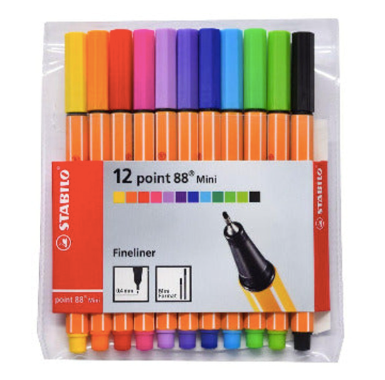 Stabilo Mini Pen Pack - 12 colors