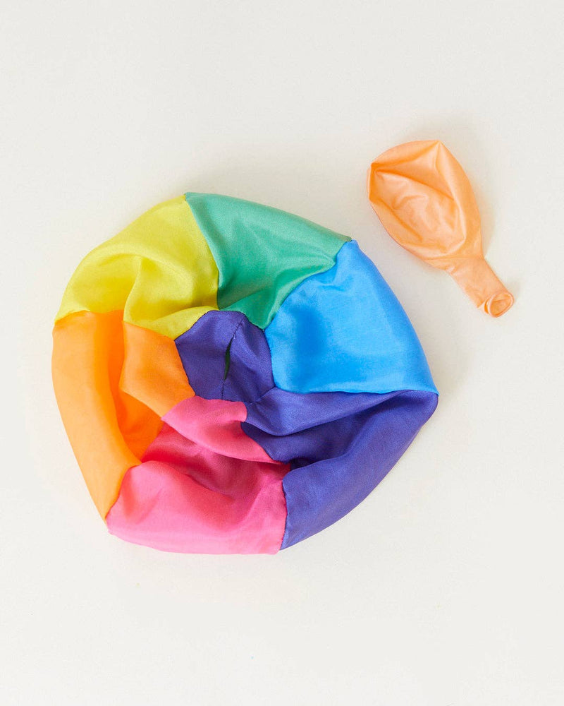 Rainbow Balloon Ball - Silk Balloon Cover