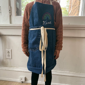 MADAM CHINO x NEIGHBOR Denim Apron with Name